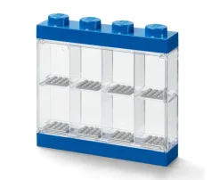 The Brick Show Shop LEGO Blue 8-Minifigure Display Case