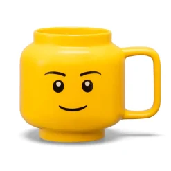 The Brick Show Shop LEGO Boy Minifigure Head Ceramic 7.6 oz. Mug (Small)