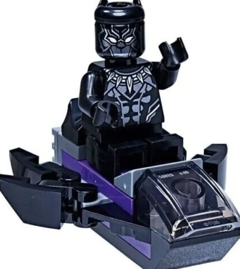 The Brick Show Shop LEGO Marvel Avengers Black Panther w/ Jet Paper Polybag Pack (242316)