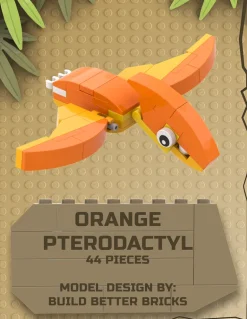 The Brick Show Shop LEGO Pterodactyl - Custom LEGO Dinosaur Set