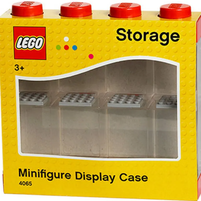 The Brick Show Shop LEGO Red 8-Minifigure Display Case