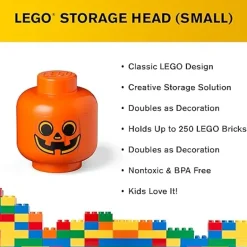 The Brick Show Shop LEGO Storage Head Small Pumpkin 40311729