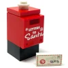 The Brick Show Shop Letter to Santa Mailbox and Envelope made using LEGO parts - B3 Custom