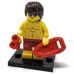 The Brick Show Shop Lifeguard (Male) - LEGO Series 12 Collectible Minifigure (2014)