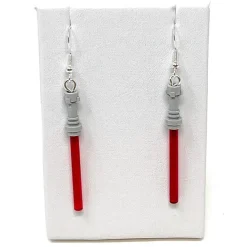 The Brick Show Shop Lightsaber (Star Wars) Earrings made from LEGO Bricks - B3 Customs