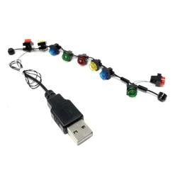 The Brick Show Shop Light-Up Christmas Lights Strand for LEGO Layouts