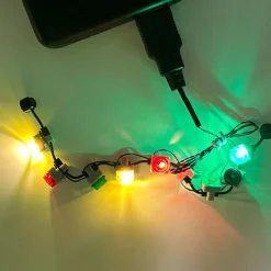 The Brick Show Shop Light-Up Christmas Lights Strand for LEGO Layouts