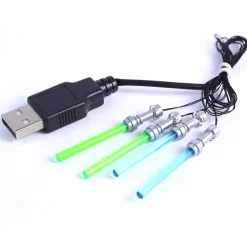 The Brick Show Shop Light-Up Lightsabers for LEGO General Grievous Minifigure