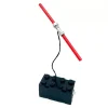 The Brick Show Shop Light-Up Minifigure Lightsaber (Double-Bladed Red) - Custom LEGO