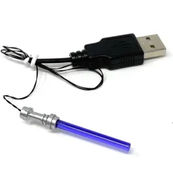 The Brick Show Shop Light-Up Minifigure Lightsaber (Purple) - Custom LEGO