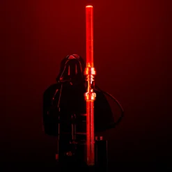 The Brick Show Shop Light-Up Minifigure Lightsaber (Double-Bladed Red) - Custom LEGO
