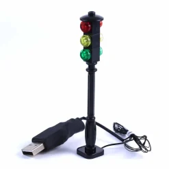 The Brick Show Shop Light-Up Traffic Light for LEGO Layouts