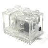 The Brick Show Shop Light-Up 2x3 Brick (Flashing Multi Colored Light) - Compatible w/ LEGO