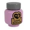 The Brick Show Shop Love Potion #9 Bottle for Minifigs made using LEGO parts - B3 Customs