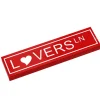 The Brick Show Shop Lovers Lane Street Sign made with LEGO part (1x4 Tile) - B3 Customs