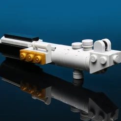 The Brick Show Shop Luke's Blue Lightsaber Building Kit made using LEGO parts - B3 Customs