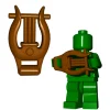 The Brick Show Shop Lute for LEGO Minifigures, Brick Warriors - LEGO Compatible