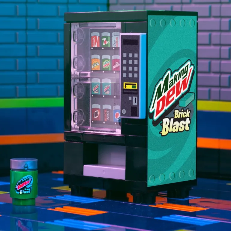 The Brick Show Shop Making Dew (Brick Blast) - B3 Customs Soda Vending made