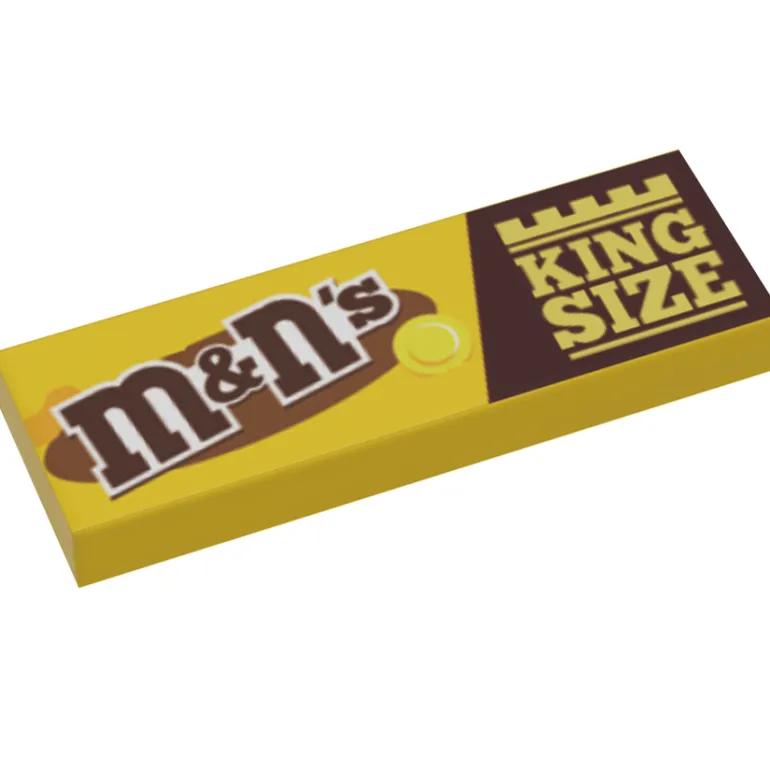 The Brick Show Shop M&N's (Peanut) Candy (King Size) - B3 Customs® Printed 1x3 Tile