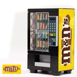 The Brick Show Shop M&Ns (Peanut) Candy Vending Machine made using LEGO parts - B3 Customs