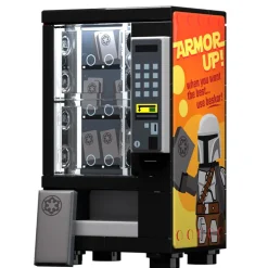 The Brick Show Shop Mando Beskar Vending Machine Building Set made using LEGO parts - B3 C