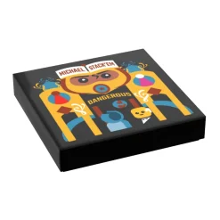 The Brick Show Shop Michael Stack'em, Dangerous - B3 Customs ® Music Album Cover (2x2 Tile