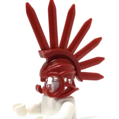 The Brick Show Shop Minifigure Bladed Helm, Brick Warriors - LEGO Minifigure Compatible
