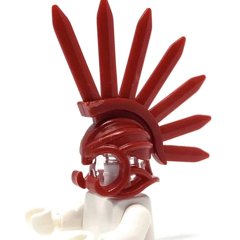 The Brick Show Shop Minifigure Bladed Helm, Brick Warriors - LEGO Minifigure Compatible
