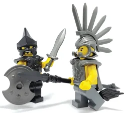 The Brick Show Shop Minifigure Bladed Helm, Brick Warriors - LEGO Minifigure Compatible