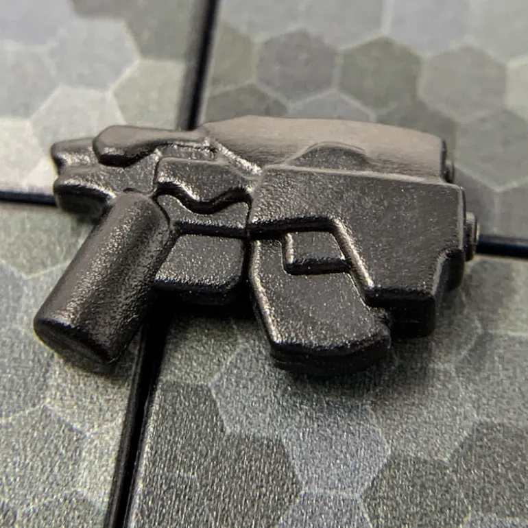 The Brick Show Shop Minifigure Head Hunter Pistol Weapon, Brick Warriors - LEGO Compatible