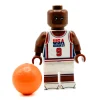 The Brick Show Shop MJ #9 USA Olympics Basketball Player Minifig made using LEGO parts - B