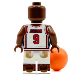 The Brick Show Shop MJ #9 USA Olympics Basketball Player Minifig made using LEGO parts - B