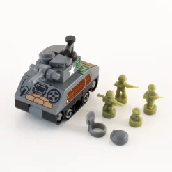 The Brick Show Shop Nano M4 Sherman WW2 Tank - Custom Military Set