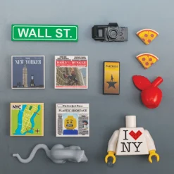 The Brick Show Shop New York City Pack - Custom Parts + Minifig Accessories made using LEG