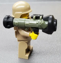 The Brick Show Shop NLAW & Missile, Anti-Tank Weapon Pack for LEGO Minifigures, BrickArms