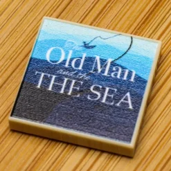 The Brick Show Shop Old Man and the Sea - Custom Book (2x2 Tile)