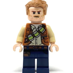 The Brick Show Shop Owen Grady (Lime Cannisters on Torso) - LEGO Jurassic World Minifigure