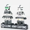 The Brick Show Shop P2 Shock Gray Jet Trooper - Custom Star Wars Minifig made using LEGO b