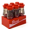 The Brick Show Shop 6-Pack of Brick Soda made using LEGO parts - B3 Customs