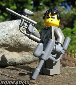 The Brick Show Shop Paintball Marker for LEGO Minifigures, BrickArms