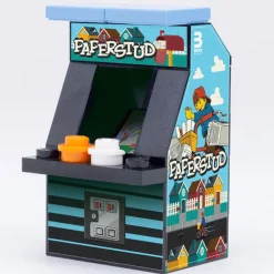 The Brick Show Shop Paper Stud - B3 Customs Arcade Machine made using LEGO parts