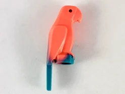 The Brick Show Shop Parrot (Coral/ Blue) - Official LEGO® Part