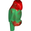The Brick Show Shop Parrot (Red/ Green) - Official LEGO® Part