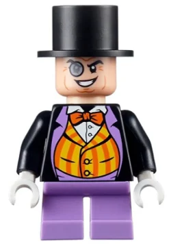 The Brick Show Shop Penguin (Orange Striped Vest) - LEGO DC Comics Minifigure (2020)