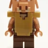 The Brick Show Shop Piglin (Pearl Gold Armor and Brown Legs) - LEGO Minecraft Minifigure (