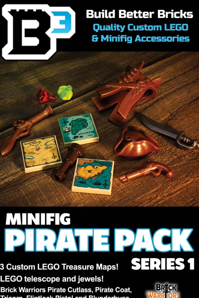 The Brick Show Shop Pirate Minifig Pack