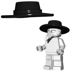 The Brick Show Shop Plague Doctor Hat - LEGO Minifigure Compatible (Brick Warriors)