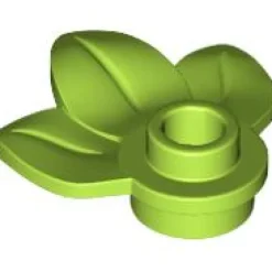 The Brick Show Shop Plant Plate, Round 1 x 1 with 3 Leaves - Official LEGO® Part