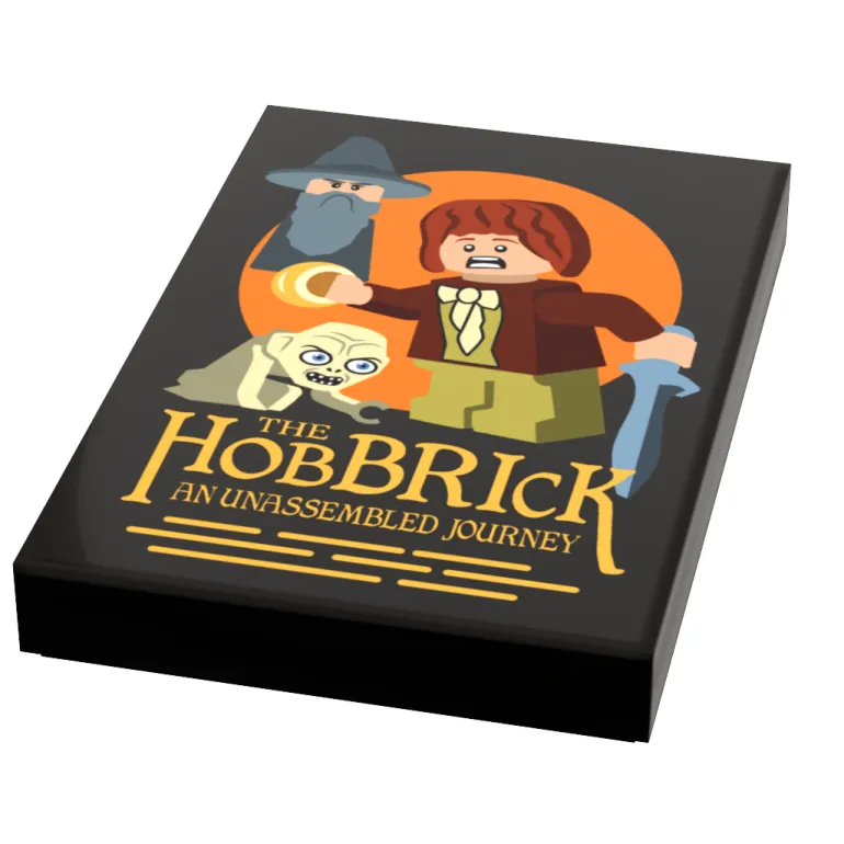 The Brick Show Shop Polar Express Movie Cover (2x3 Tile) - B3 Customs using LEGO bricks