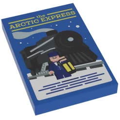 The Brick Show Shop Polar Express Movie Cover (2x3 Tile) - B3 Customs using LEGO bricks